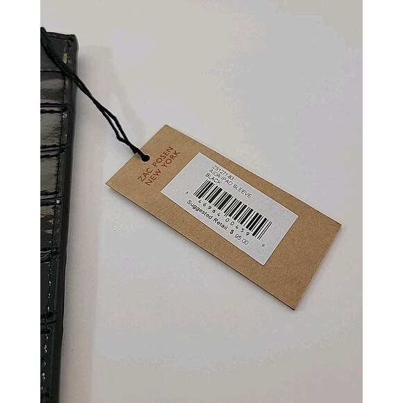 ZAC‎ POSEN NY Z Spoke Black Aida iPad Black Patent Leather Sleeve Case With Tags - Picture 11 of 14